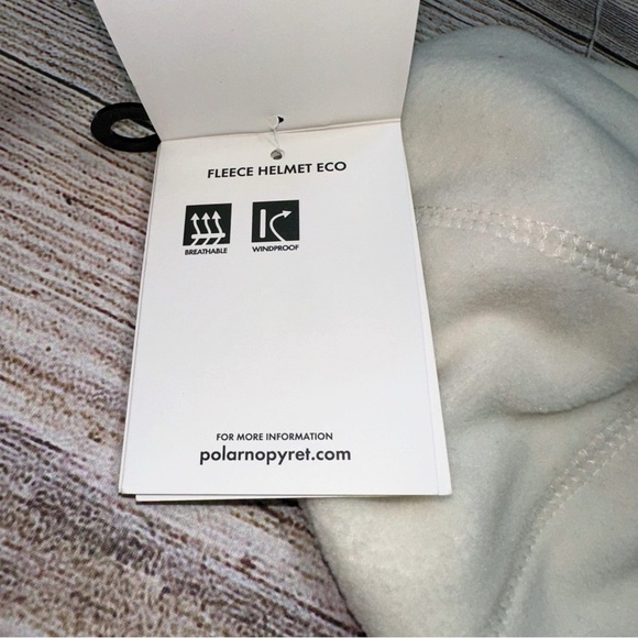 NWT Polarn O. Pyret White Winter Hat Size 4 To 6 Months - Picture 6 of 12